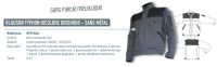 Blouson TYPHON gris / noir
