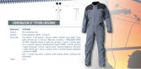 Combinaison 2 ZIP gris / noir