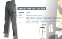 Pantalon TYPHON gris